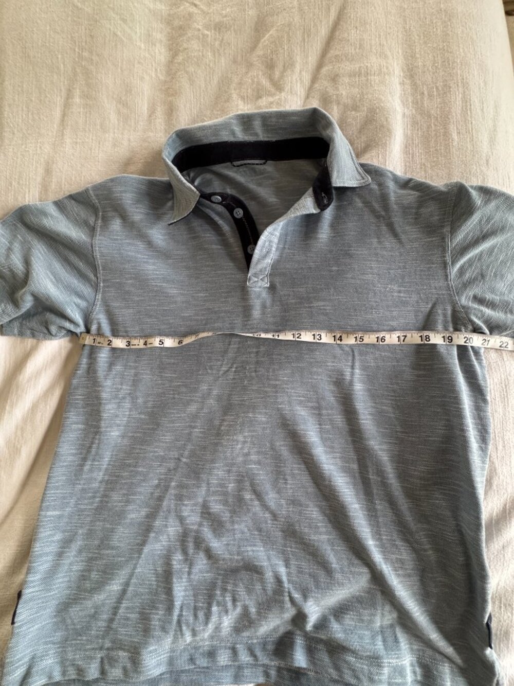 Iceberg Pique Polo Shirt L Light Blue - Picture 2 of 4